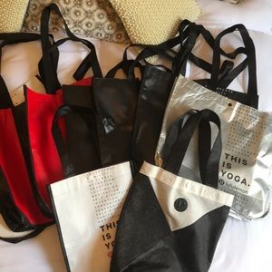 Lululemon shopping totes